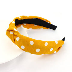 Polka Dot Criss Cross Headband Hair Accessories