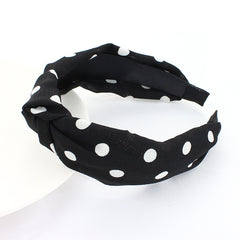 Polka Dot Criss Cross Headband Hair Accessories