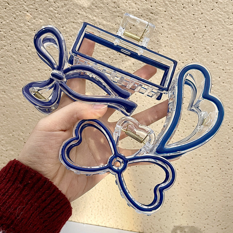 Transparent Hair Claw Ponytail Holder Hair Accessories