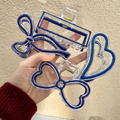 Transparent Hair Claw Ponytail Holder Hair Accessories