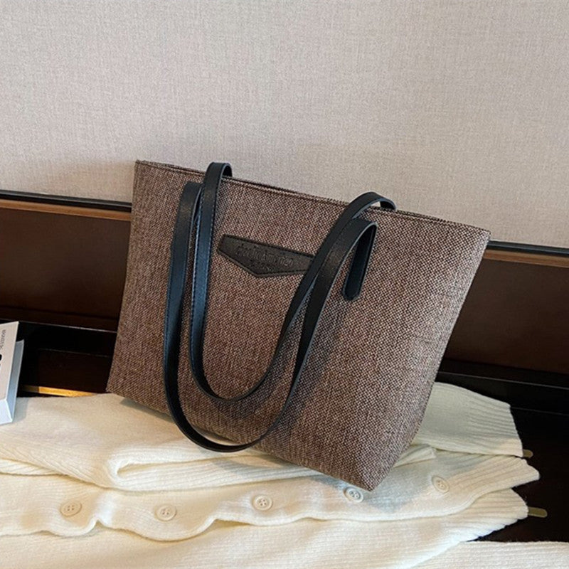 Large Capacity Tote Bag Minimalist Shoulder Tote Bag Women's Bag