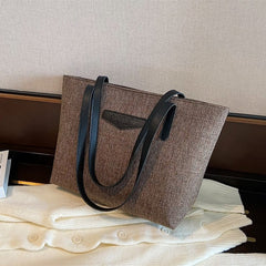 Large Capacity Tote Bag Minimalist Shoulder Tote Bag Women's Bag