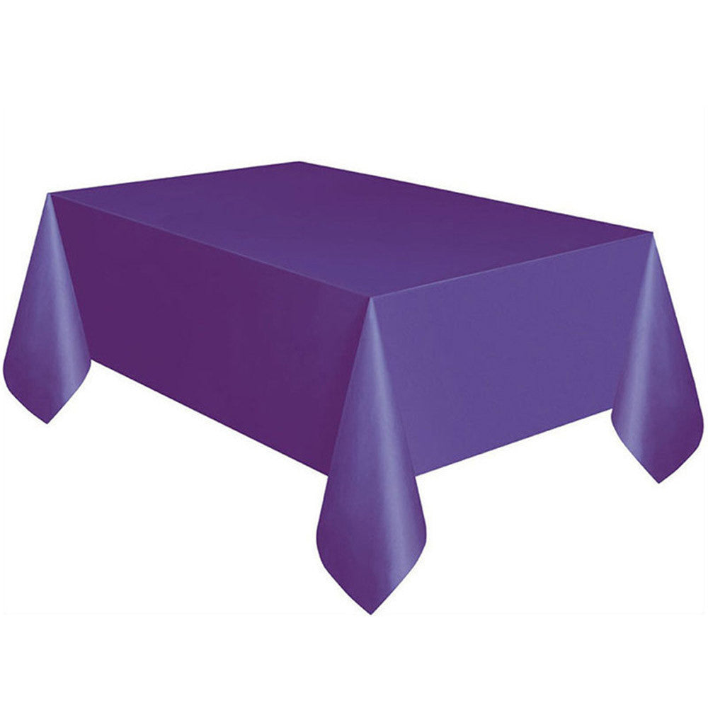 Dustproof Plastic Table Cover for Home and Party Use