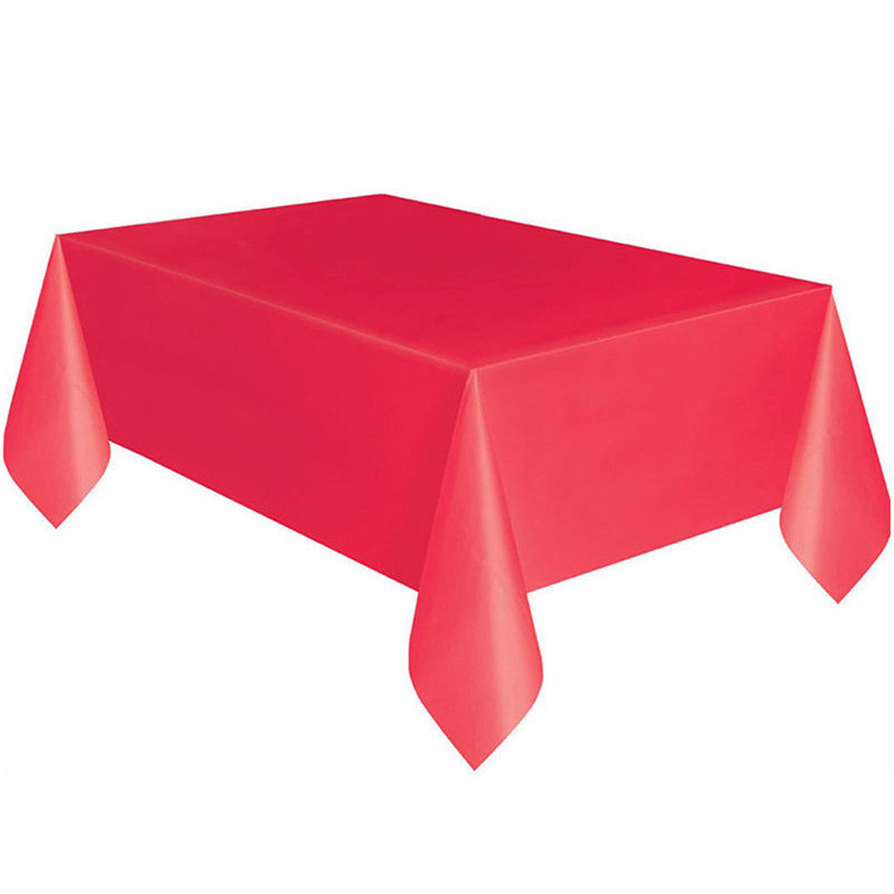 Dustproof Plastic Table Cover for Home and Party Use