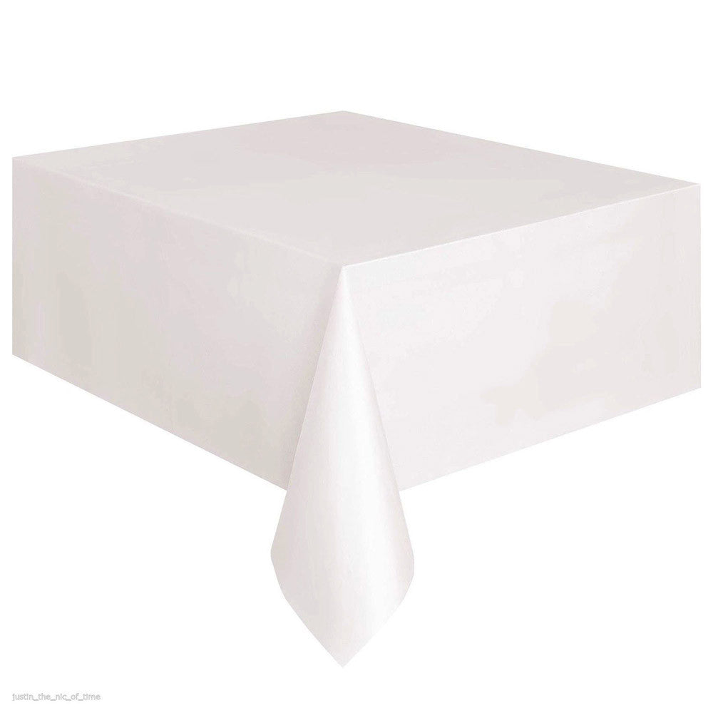 Dustproof Plastic Table Cover for Home and Party Use