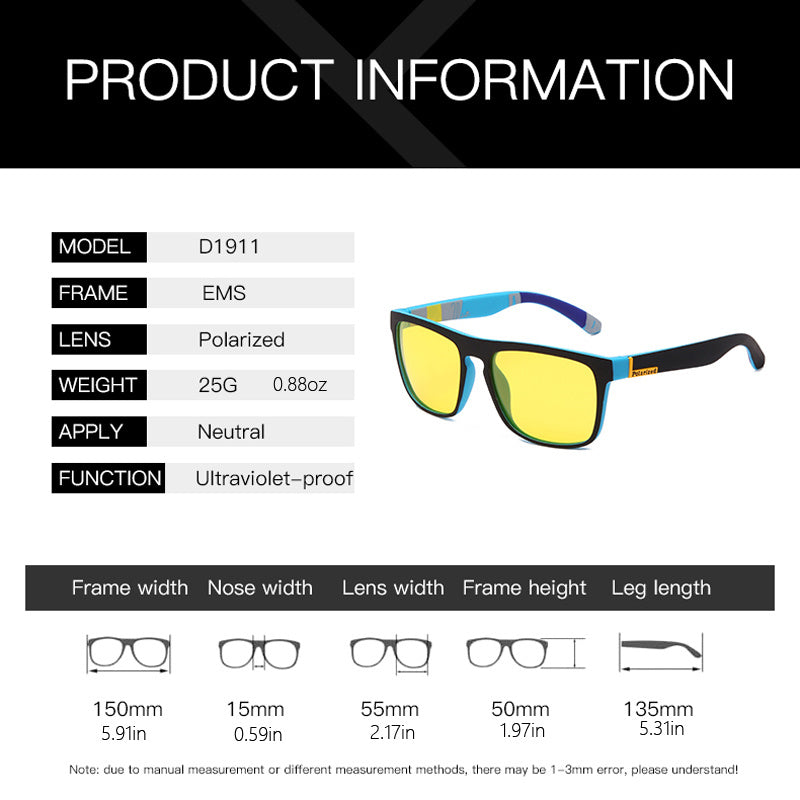 Men's Polarized Driving Sunglasses UV400 Eyewear