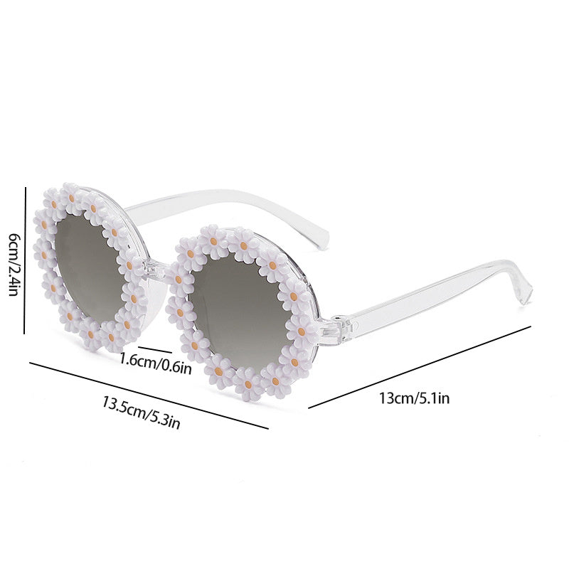 Daisy Flower Sunglasses Candy Gradient Glasses UV400