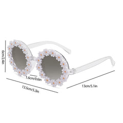 Daisy Flower Sunglasses Candy Gradient Glasses UV400