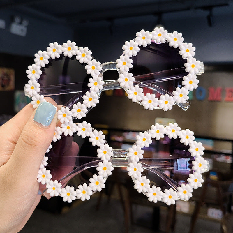 Daisy Flower Sunglasses Candy Gradient Glasses UV400