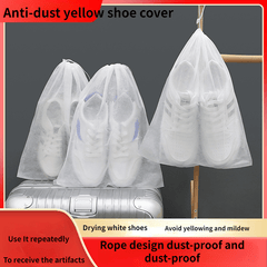 5pcs Portable Shoe Storage Bag Non Woven Fabric Dust Proof Travel Pouch