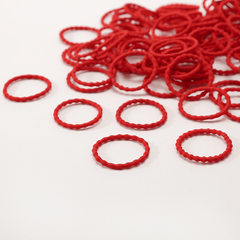 Chinese Year Red Hair Tie Elastic Ponytail Holder Hair Accessories