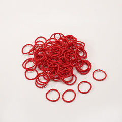 Chinese Year Red Hair Tie Elastic Ponytail Holder Hair Accessories