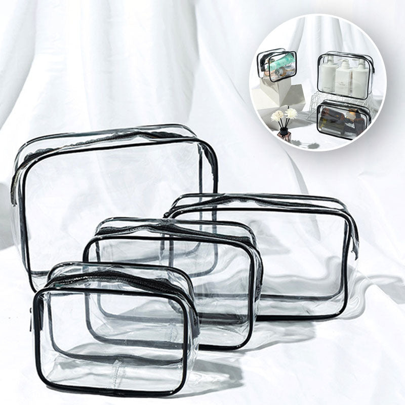 Transparent Waterproof Cosmetic Bag PVC Makeup Storage Organizer