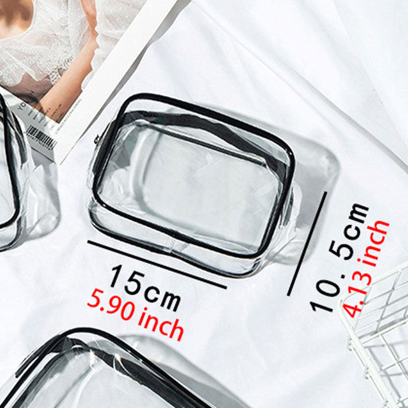 Transparent Waterproof Cosmetic Bag PVC Makeup Storage Organizer