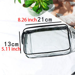 Transparent Waterproof Cosmetic Bag PVC Makeup Storage Organizer