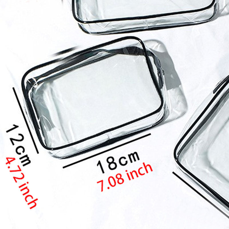 Transparent Waterproof Cosmetic Bag PVC Makeup Storage Organizer