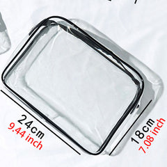 Transparent Waterproof Cosmetic Bag PVC Makeup Storage Organizer