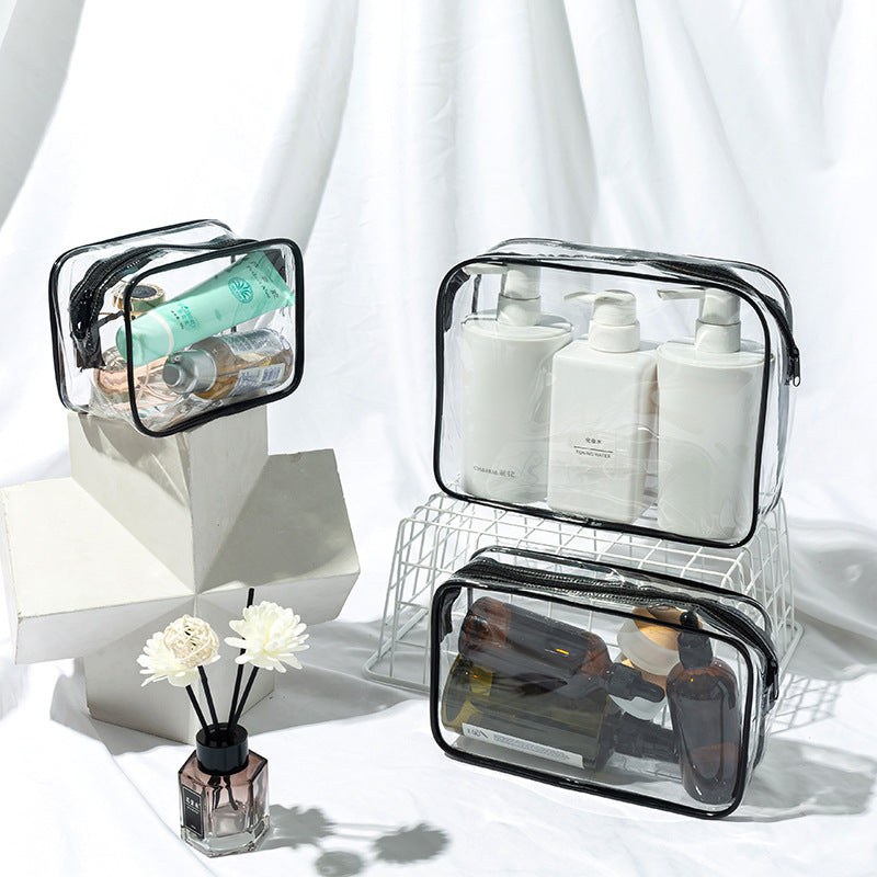 Transparent Waterproof Cosmetic Bag PVC Makeup Storage Organizer