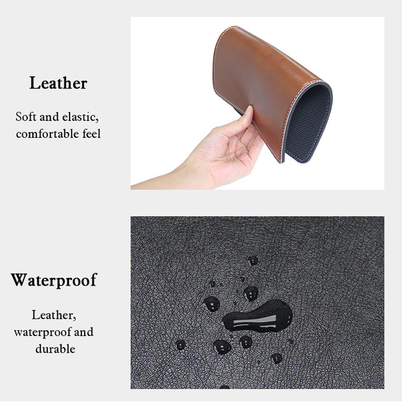 Leather Desk Pad Mouse Pad Anti slip Waterproof Office Desk Mat