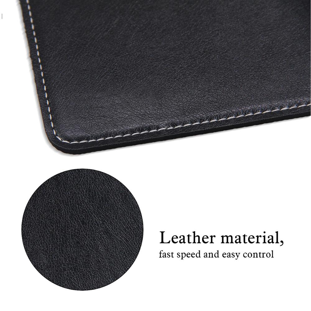 Leather Desk Pad Mouse Pad Anti slip Waterproof Office Desk Mat