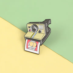 Cartoon Camera Photography Brooch