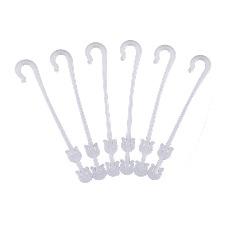 50pcs J Shaped Fruit Tomato Ear Hook Plant Support Fastener Clips