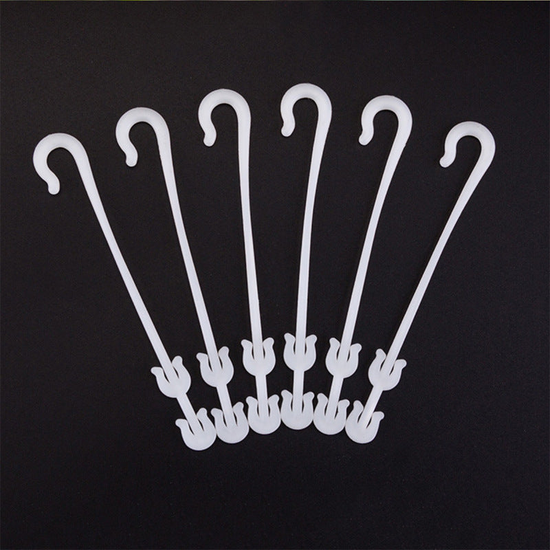 50pcs J Shaped Fruit Tomato Ear Hook Plant Support Fastener Clips