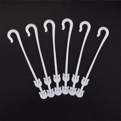 50pcs J Shaped Fruit Tomato Ear Hook Plant Support Fastener Clips
