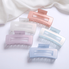 5pc Pearlescent Rectangle Hair Claw for Women