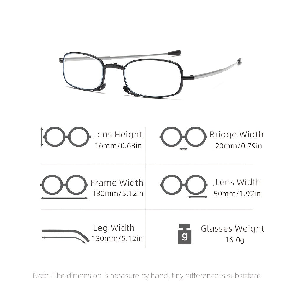 Foldable Anti Light Glasses For Reading Office Presbyopic Glasses