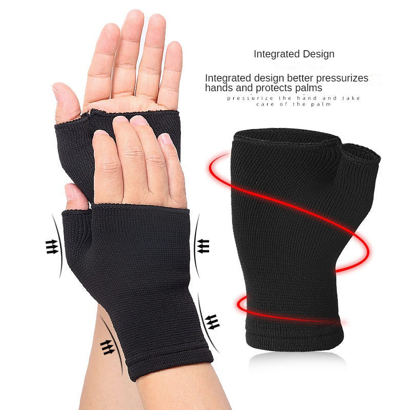Men's Half Finger Pressure Gloves for Outdoor Sports