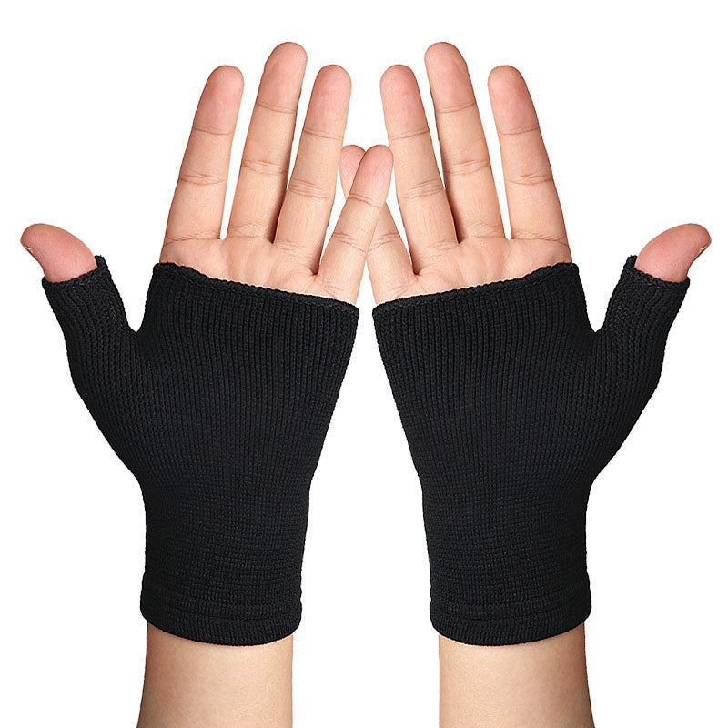 Men's Half Finger Pressure Gloves for Outdoor Sports