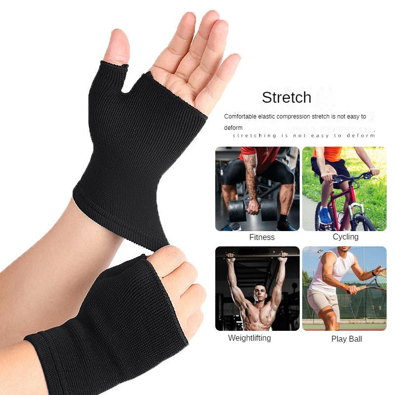 Men's Half Finger Pressure Gloves for Outdoor Sports