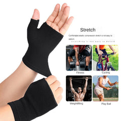 Men's Half Finger Pressure Gloves for Outdoor Sports