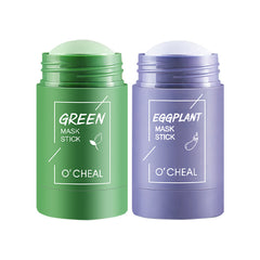Green Tea Eggplant Mud Facial Mask for Radiant Skin