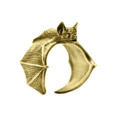 Retro Punk Style Bat Ring Halloween Ring Men