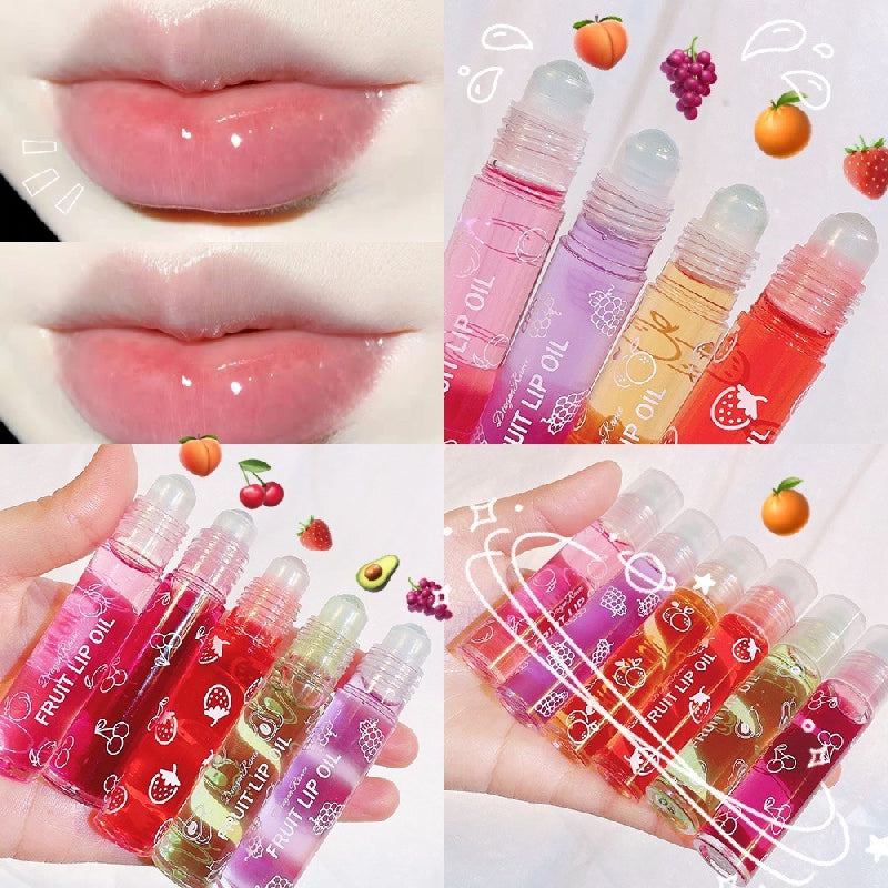 Long Lasting Moisturizing Lip Balm Fruity Flavors Glossy Lip Make up