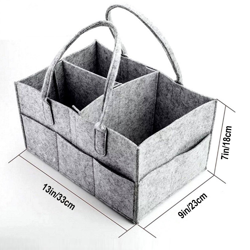 Felt Diaper Bag Cosmetic Handbag Baby Diaper Handbag Mummy Felt Storage Bag