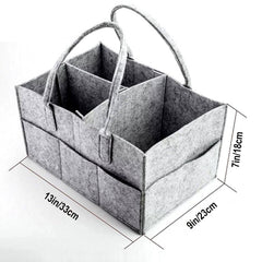 Felt Diaper Bag Cosmetic Handbag Baby Diaper Handbag Mummy Felt Storage Bag