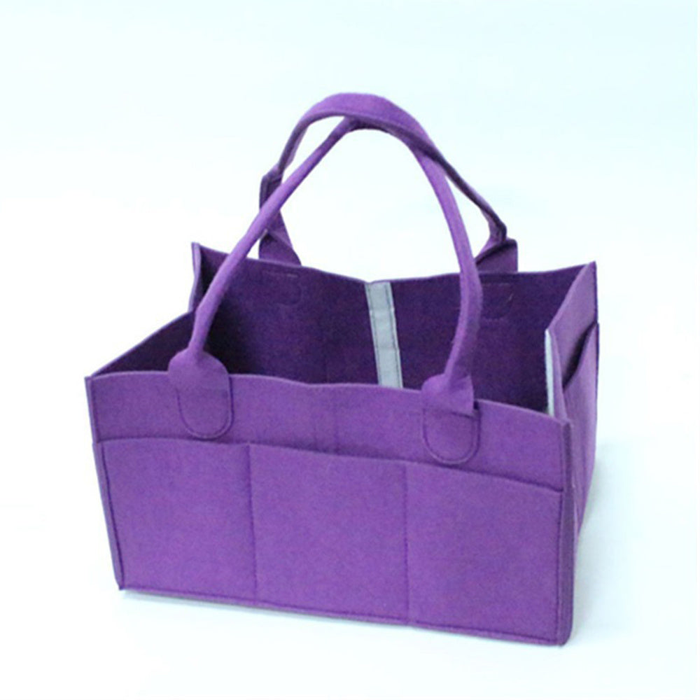 Felt Diaper Bag Cosmetic Handbag Baby Diaper Handbag Mummy Felt Storage Bag