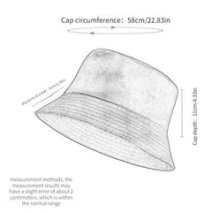 Men's Letter Print Fisherman Hat Outdoor Sunshade Hat