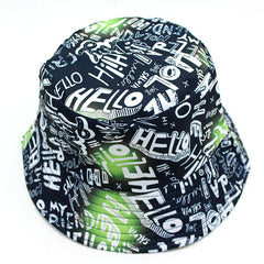 Men's Letter Print Fisherman Hat Outdoor Sunshade Hat