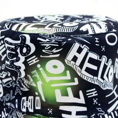 Men's Letter Print Fisherman Hat Outdoor Sunshade Hat