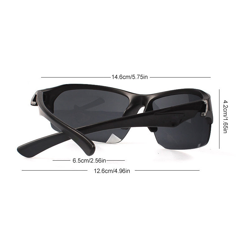 Windproof Sports Sunglasses For Men Driving Riding With Box