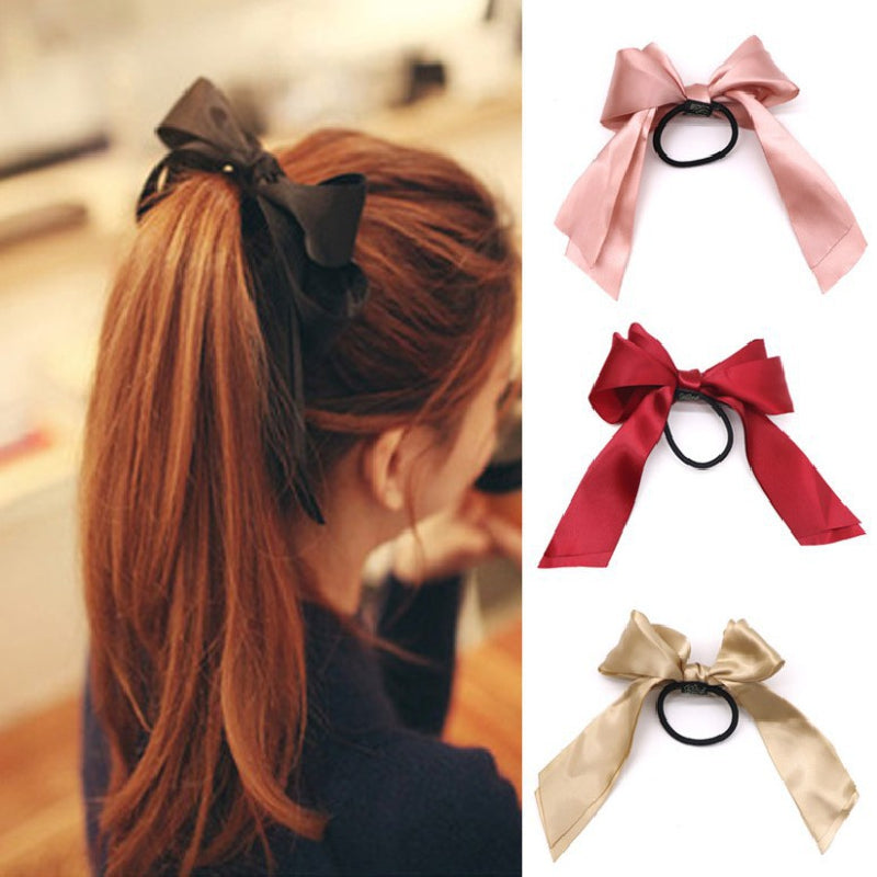 Bow Knot Hair Tie Sweet Ribbon Bow Hair Accessories
