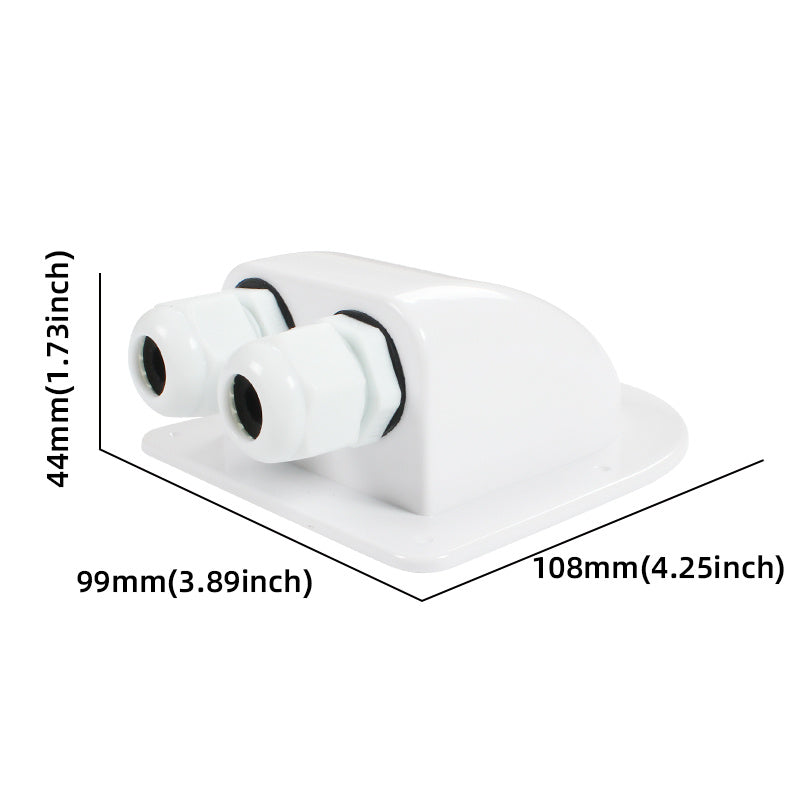 Double Wire Entry Gland Box for Solar Panel Roof Cable Entry