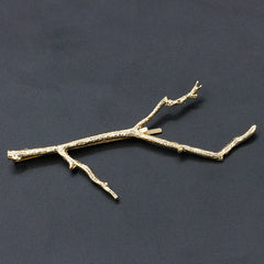 Golden Hair Pin Metal Branches Hair Clip Wedding Hair Accessories