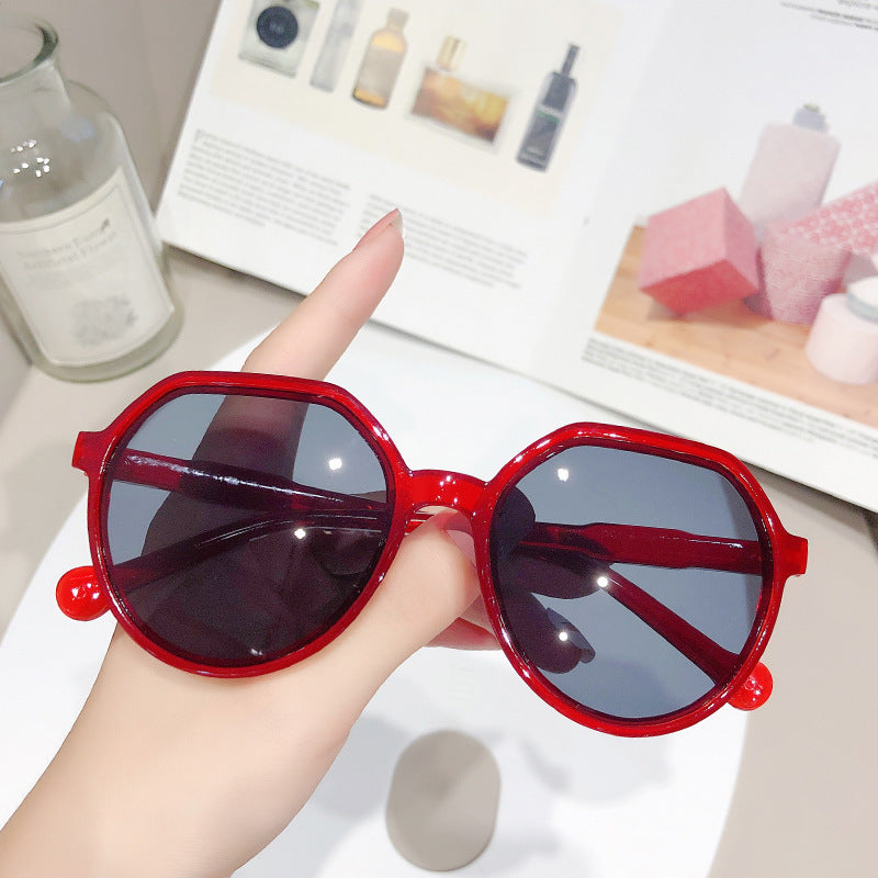 Oversized Oval Sunglasses Jelly Glasses UV400