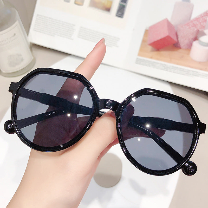 Oversized Oval Sunglasses Jelly Glasses UV400