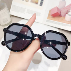 Oversized Oval Sunglasses Jelly Glasses UV400